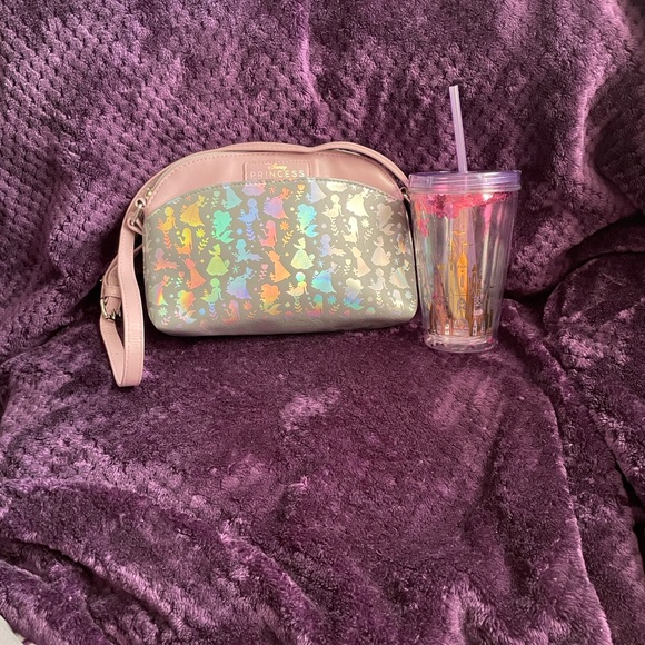 Disney Other - Disney Princess Iridescent Bag with Pink Strap